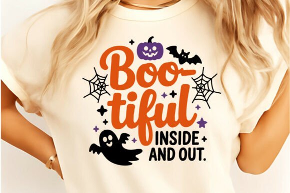 Boo-tiful Inside and Out SVG T-Shirt Design