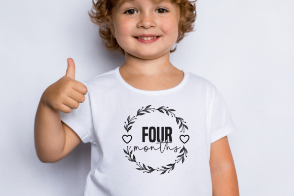 Four Months SVG for Local Business Branding and Crafts