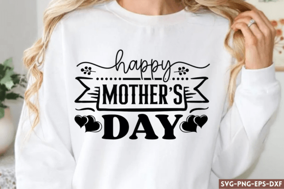 Happy Mother's Day SVG for Crafts and Graphics