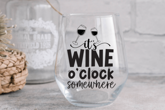 It's Wine O’Clock Somewhere SVG – A Creative Graphic Asset for Blogs and Crafts