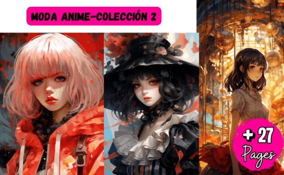 MODA ANIME-COLECCIÓN 2: A Graphic Design Asset for Branding and Marketing
