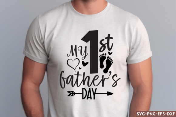 My 1st Father's Day SVG for Crafts and Graphics