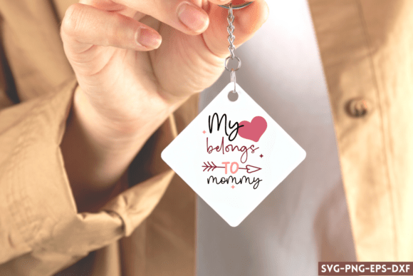 My Belongs to Mommy SVG for Crafts and Graphics