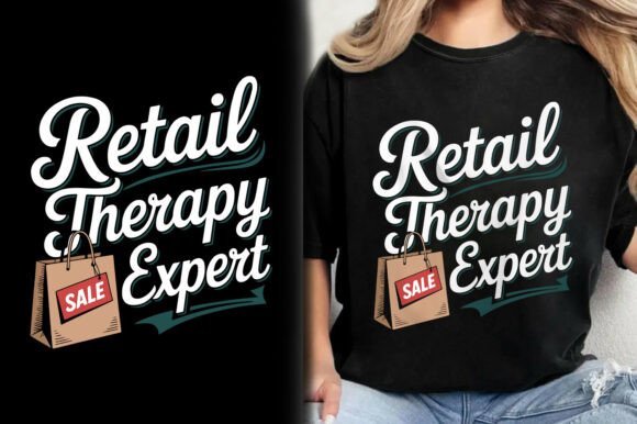 Retail Therapy Expert Black Friday Shirt Graphics