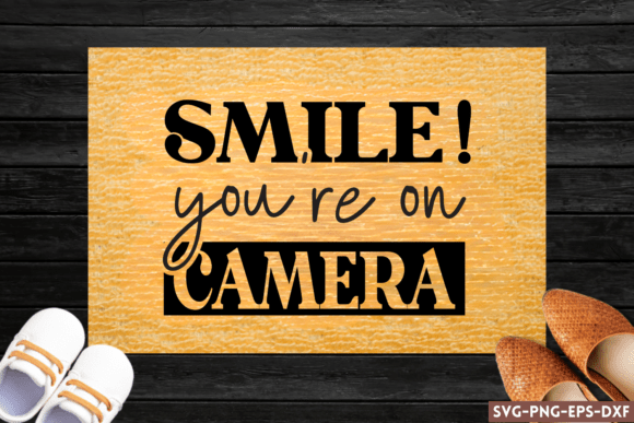 Smile You re on Camera SVG for Crafts and Graphics
