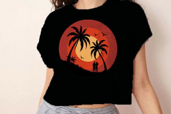 Summer Vibes Vector T-shirt Design for Graphic Templates