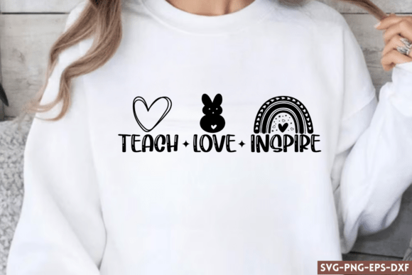 Teach Love Inspire SVG for Embroidery Projects
