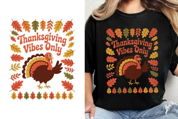 Thanksgiving Graphic for T-Shirt Designs