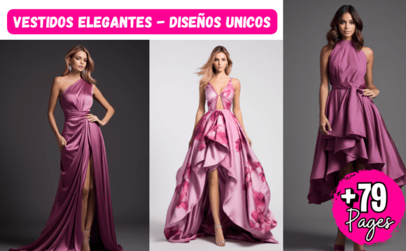 Vestidos Elegantes - Diseños Únicos Graphics
