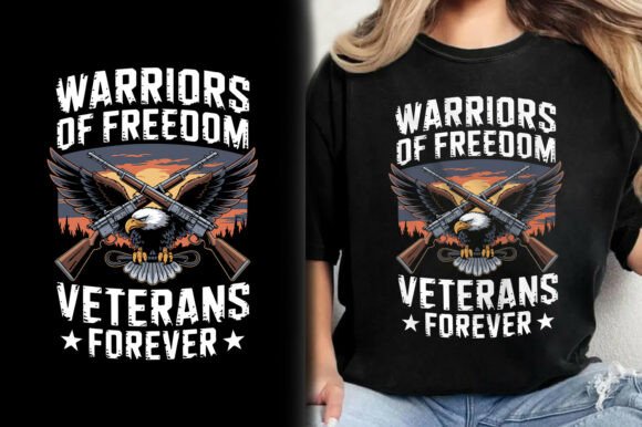 Warriors of Freedom Veterans Forever Tee Graphics